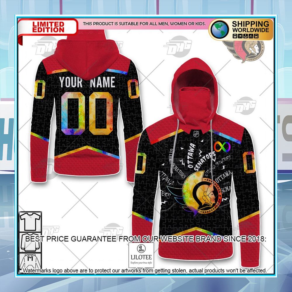 nhl ottawa senators custom autism custom shirt hoodie 2 683