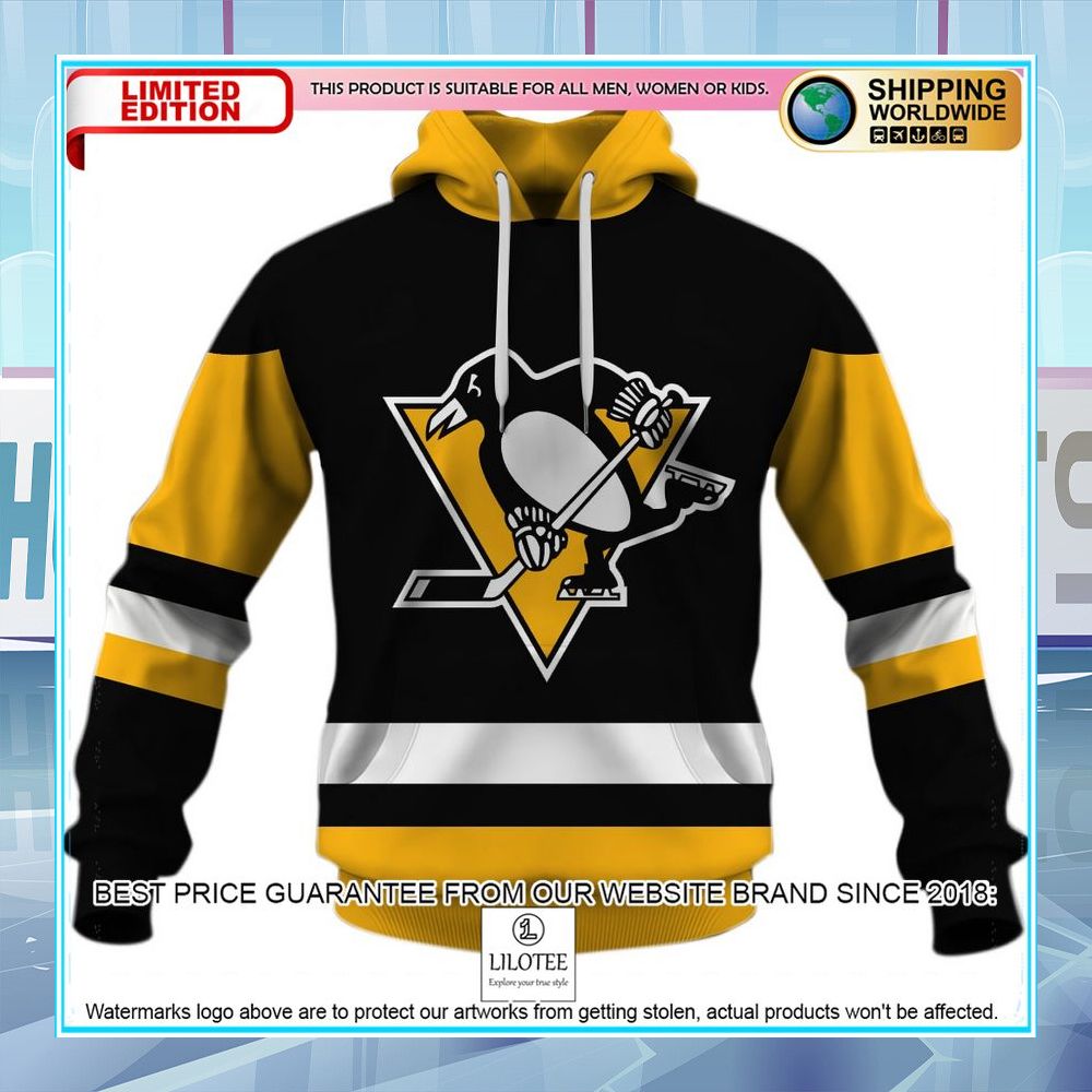 nhl pittsburgh penguins 2020 home custom shirt hoodie 1 394