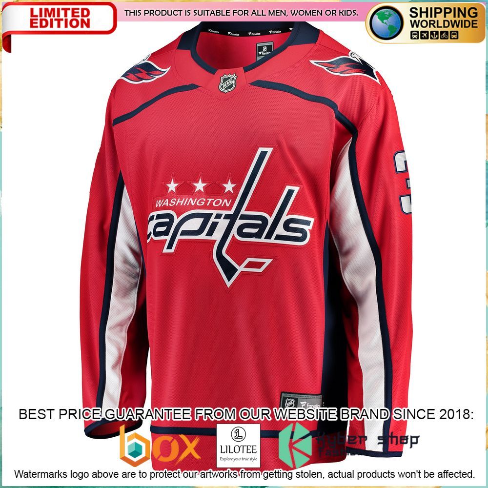 nick jensen washington capitals replica red hockey jersey 2 134