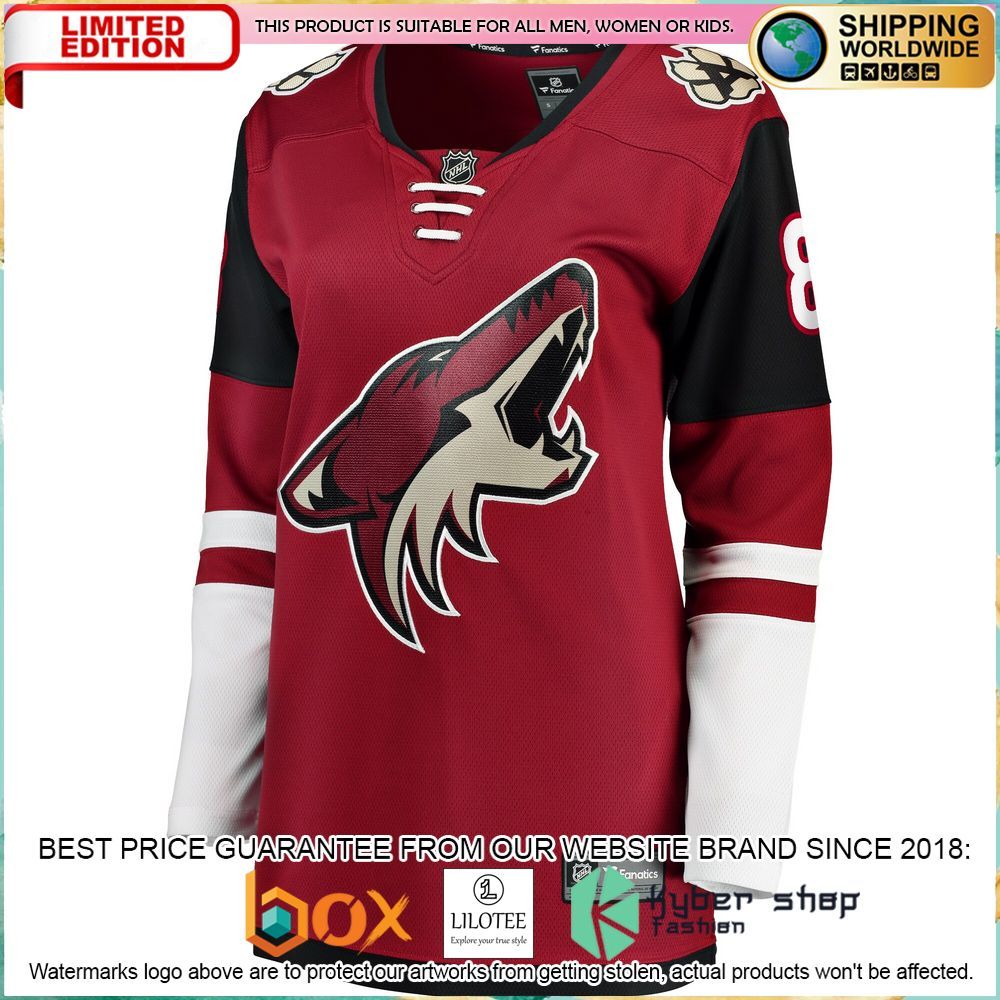 nick schmaltz arizona coyotes womens home breakaway garnet hockey jersey 2 989