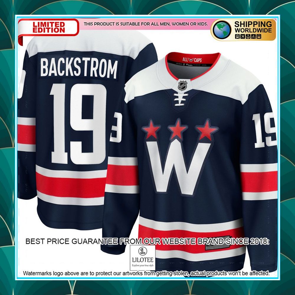 nicklas backstrom washington capitals alternate 2020 21 premier navy hockey jersey 1 848