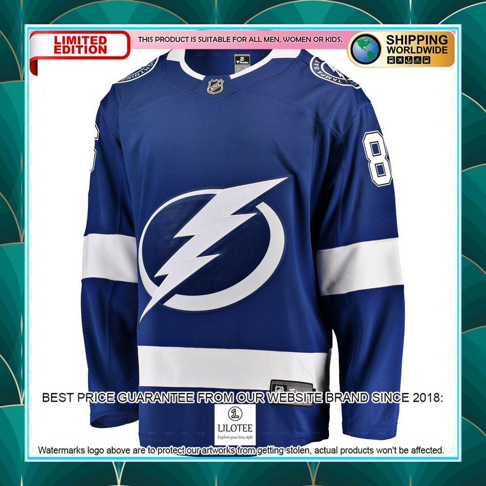 nikita kucherov tampa bay lightning home blue hockey jersey 2 145