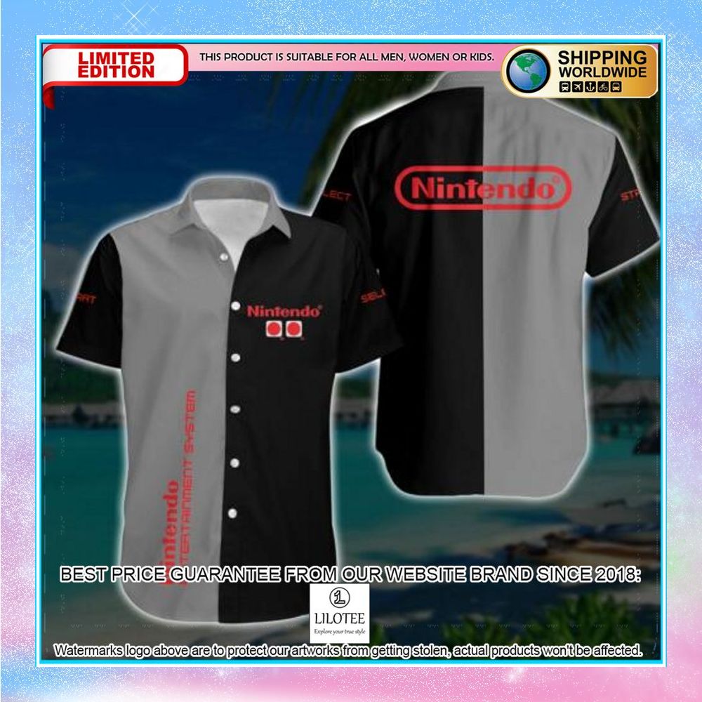 nintendo entertainment system hawaiian shirt 1 771