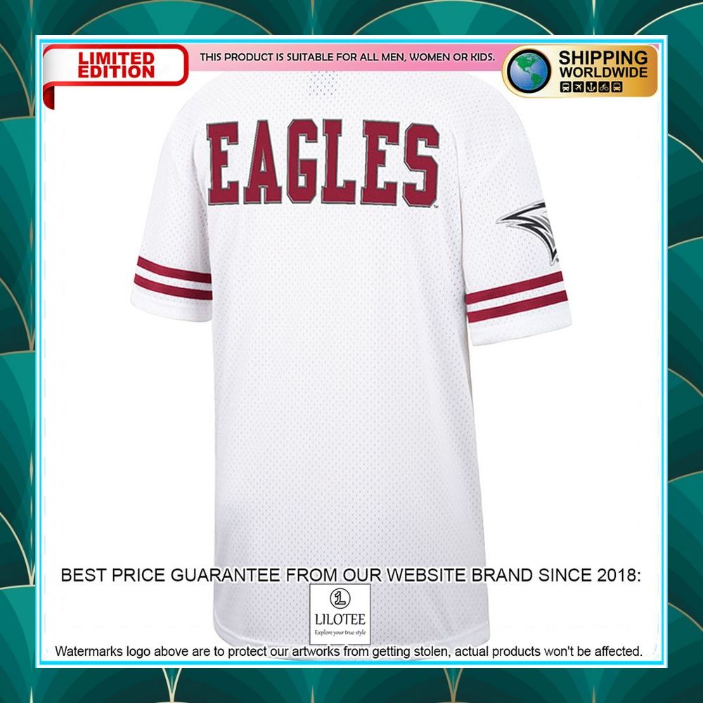 north carolina central eagles white maroon baseball jersey 3 83