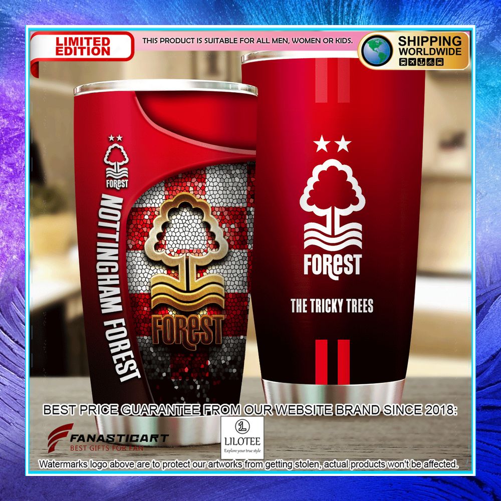 nottingham forest fc the tricky trees tumbler 1 272