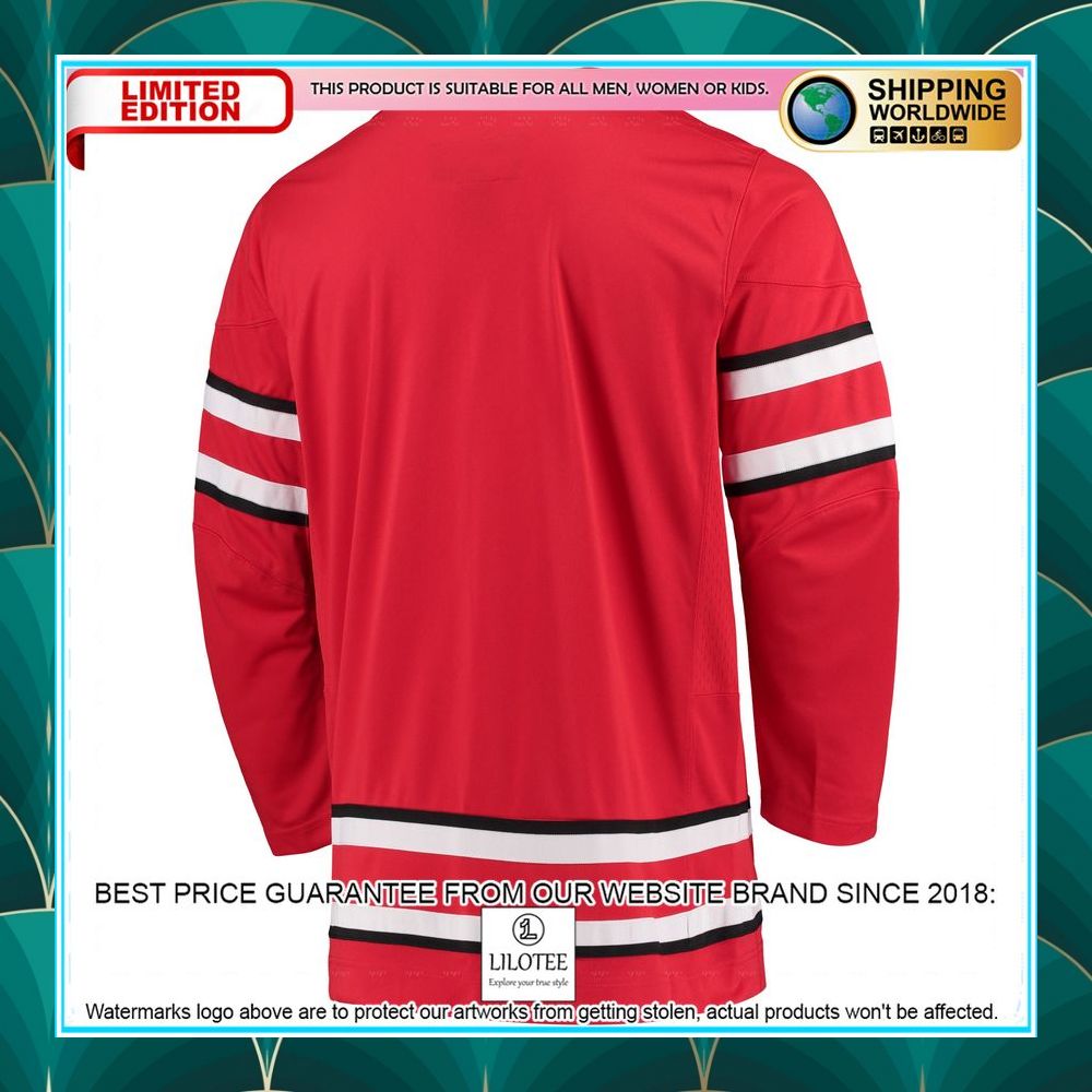 ohio state buckeyes nike replica team scarlet hockey jersey 3 947