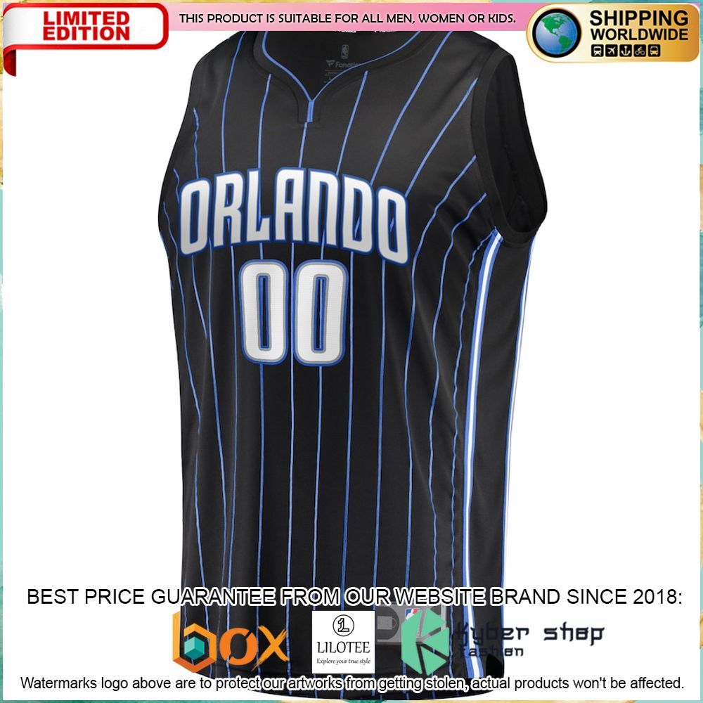 orlando magic custom black basketball jersey 2 346