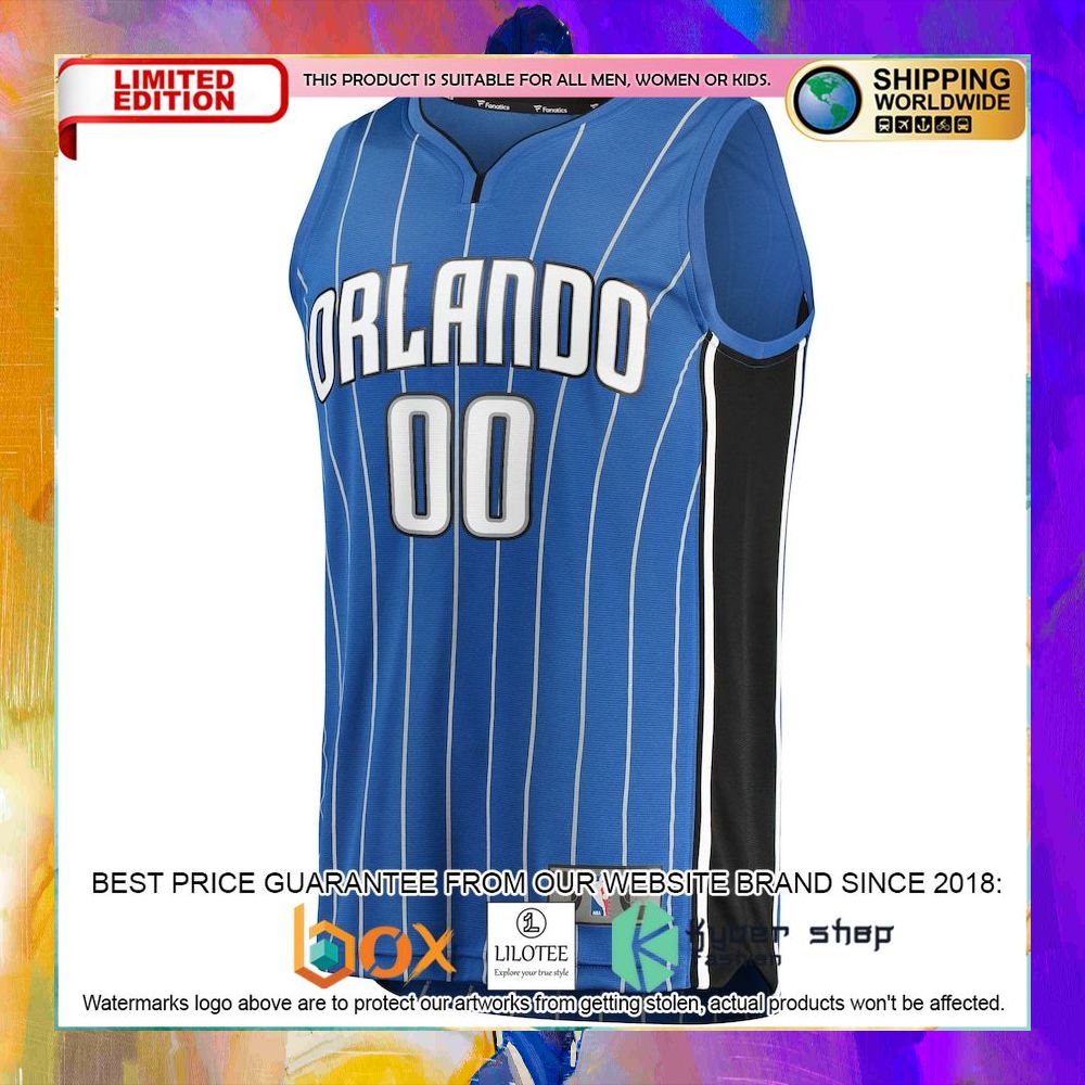 orlando magic custom blue basketball jersey 2 627