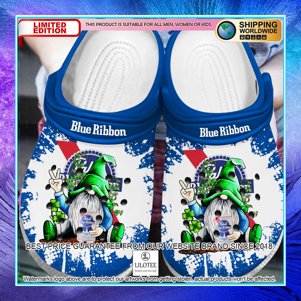 pabst blue ribbon gnomes crocs shoes 1 27