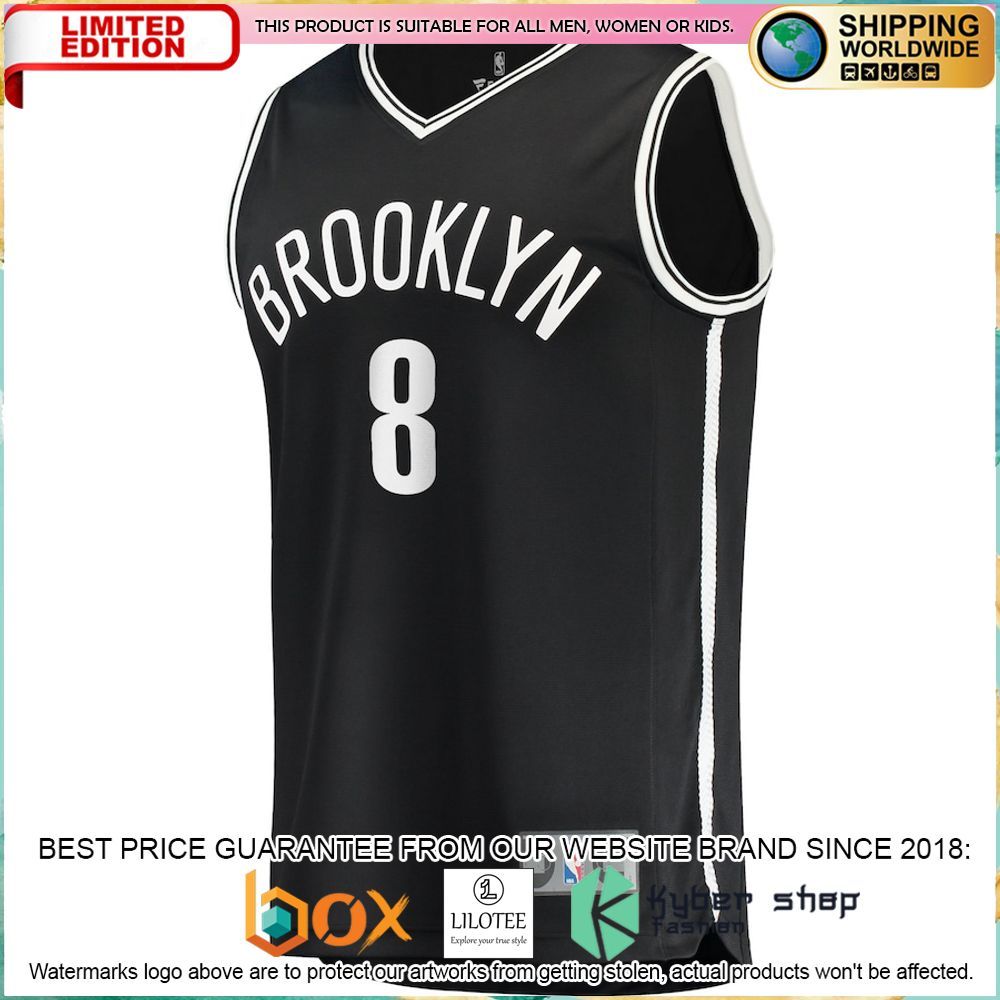 patty mills brooklyn nets 2021 22 black basketball jersey 2 401