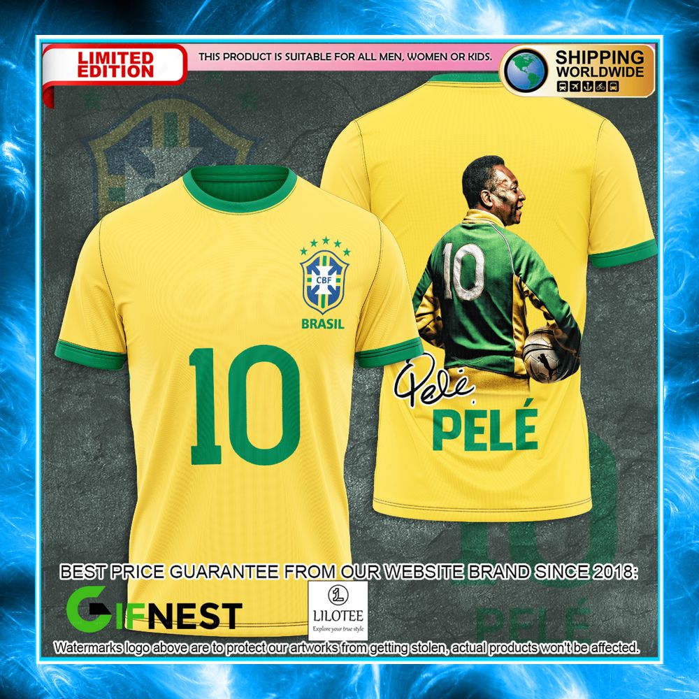 pele 10 brazil football team shirt hoodie 1 15