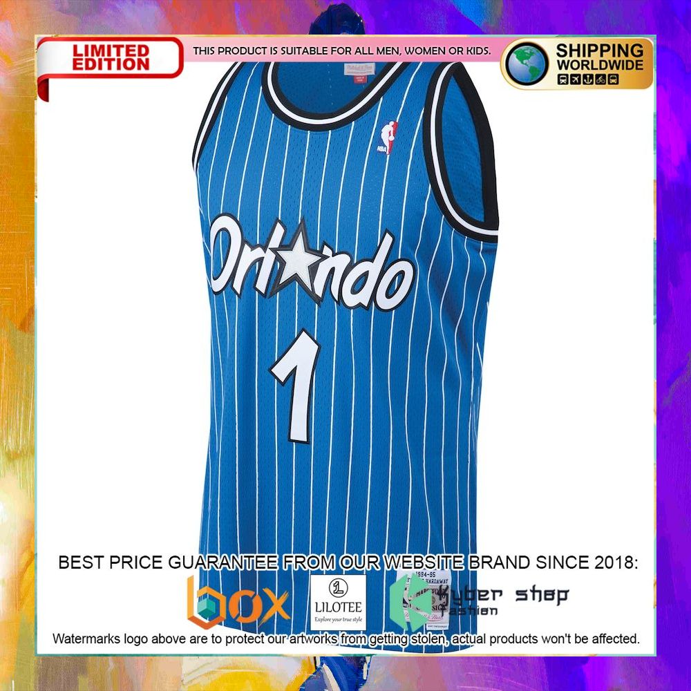 penny hardaway orlando magic big tall blue basketball jersey 2 938