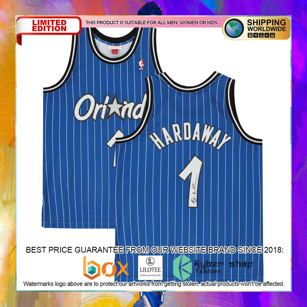 penny hardaway orlando magic royal 1994 mitchell ness basketball jersey 1 124