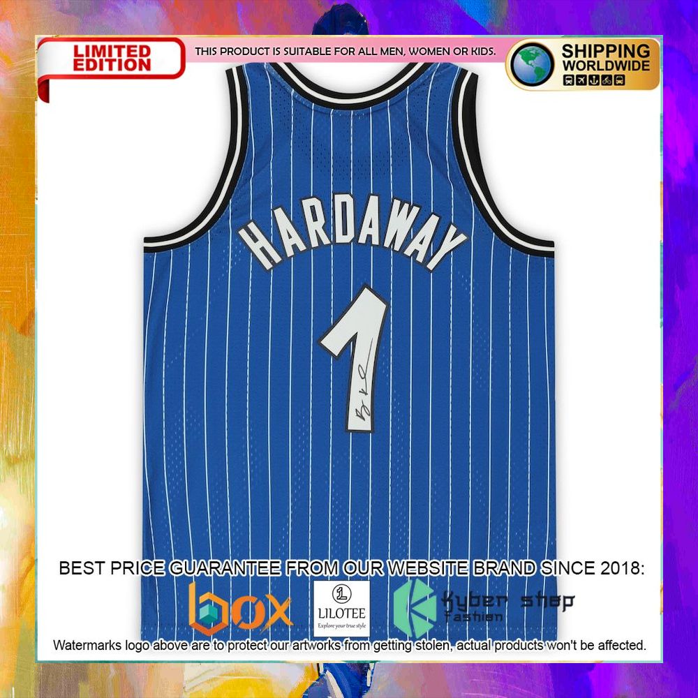 penny hardaway orlando magic royal 1994 mitchell ness basketball jersey 2 153