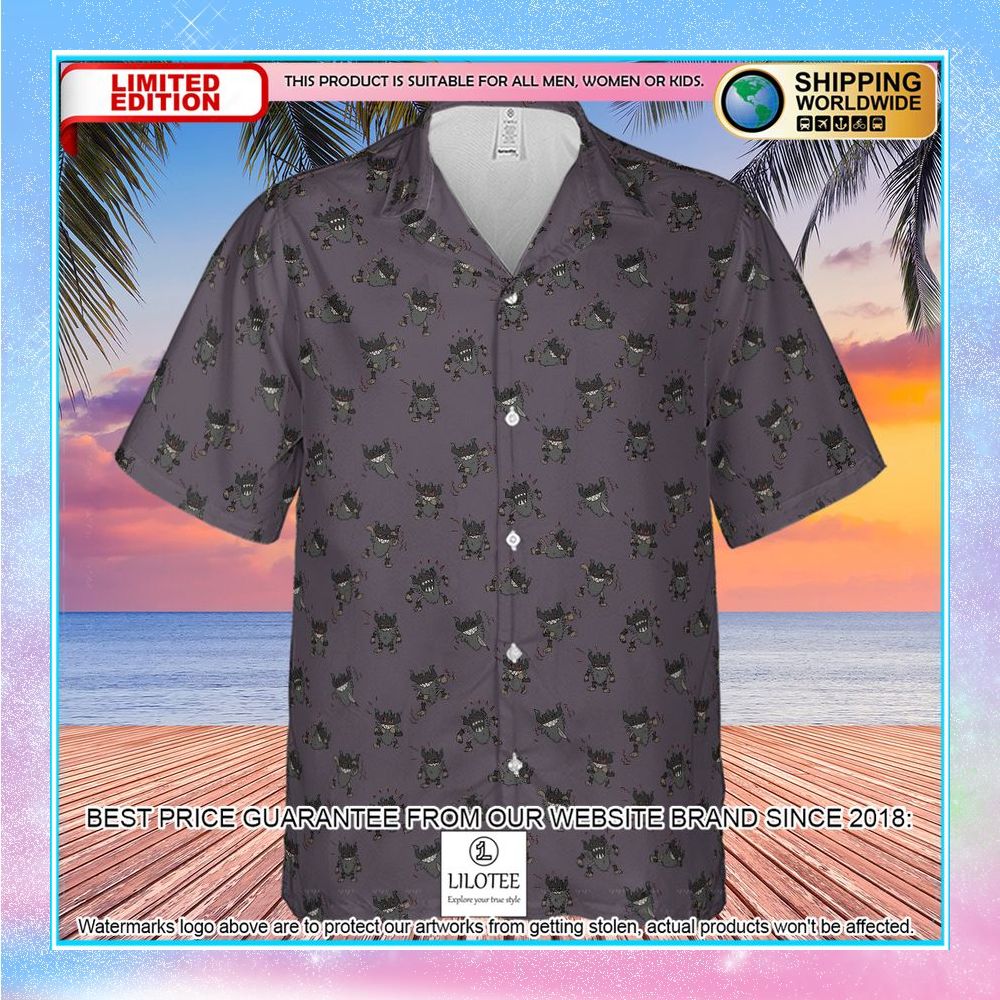 perrrrrserker pokemon pattern hawaiian shirt 2 178