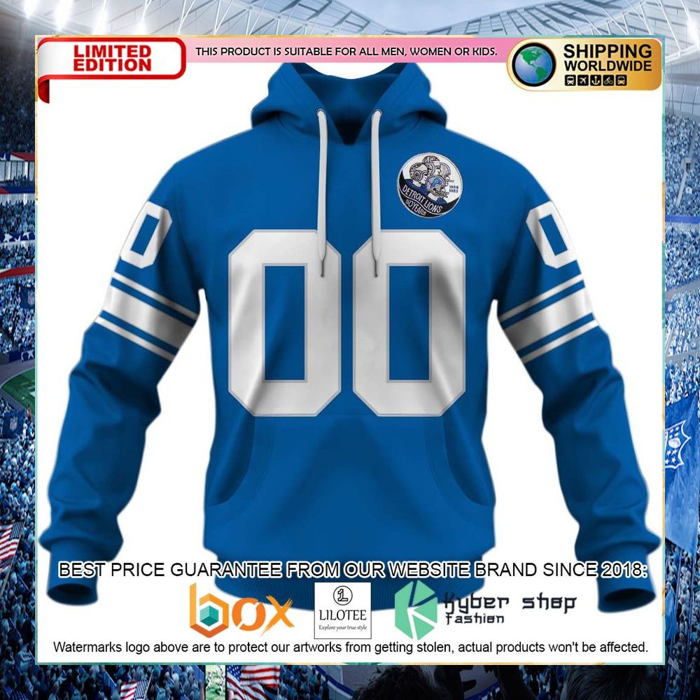 personalized 1983 detroit lions 50th anniversary nfl hoodie shirt 1 524