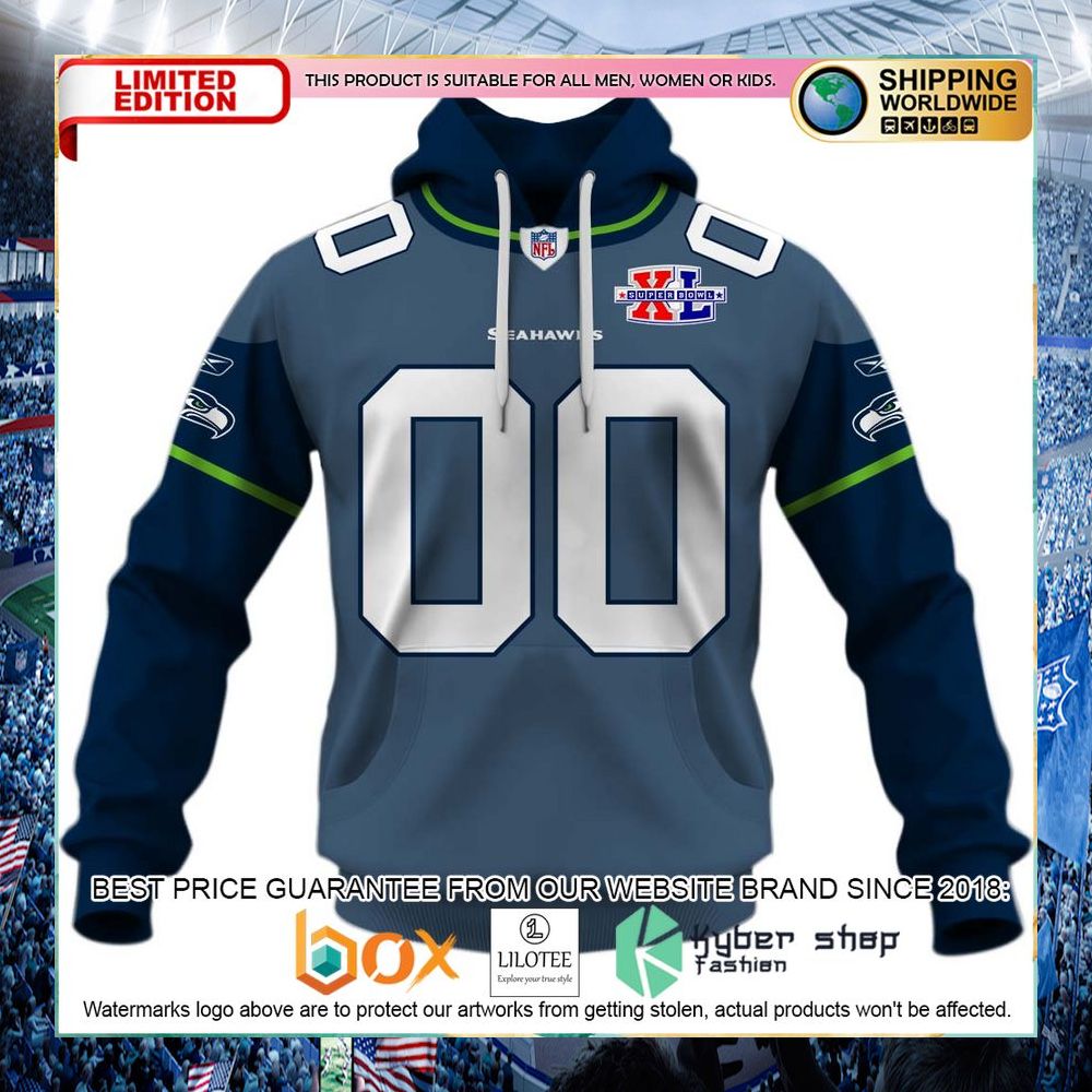 personalized 2005 seattle seahawks super bowl xl nfl hoodie shirt 1 226