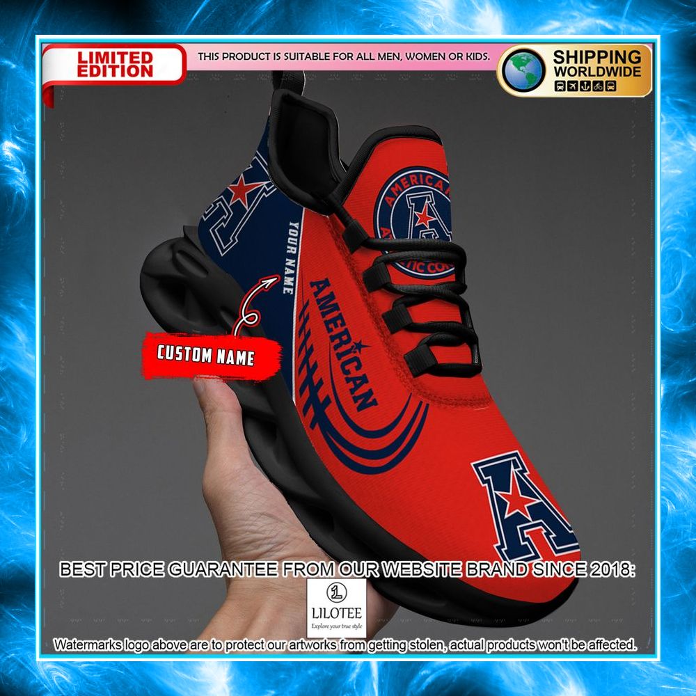 personalized american athletic conference max soul shoes 2 300