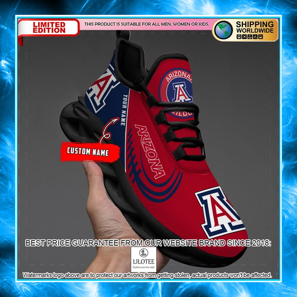 personalized arizona wildcats max soul shoes 2 704