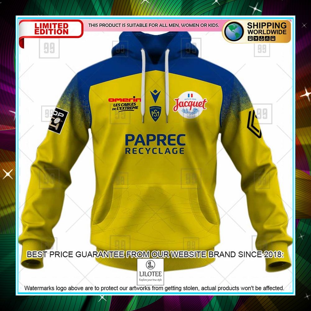 personalized asm clermont auvergne rugby 2223 3d shirt hoodie 2 506