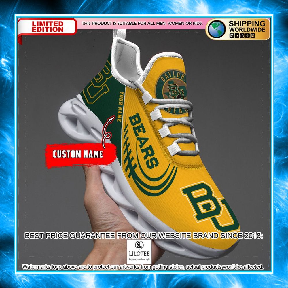 personalized baylor bears max soul shoes 1 553
