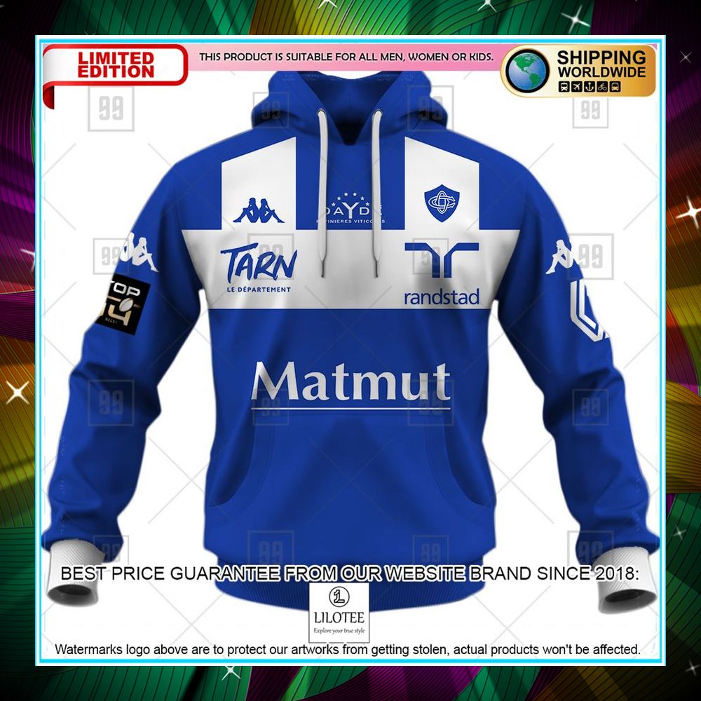 personalized castres olympique rugby 2223 3d shirt hoodie 2 910