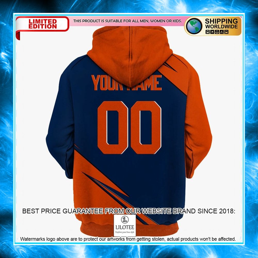 personalized chicago bears nfl orange 3d shirt hoodie 5 634