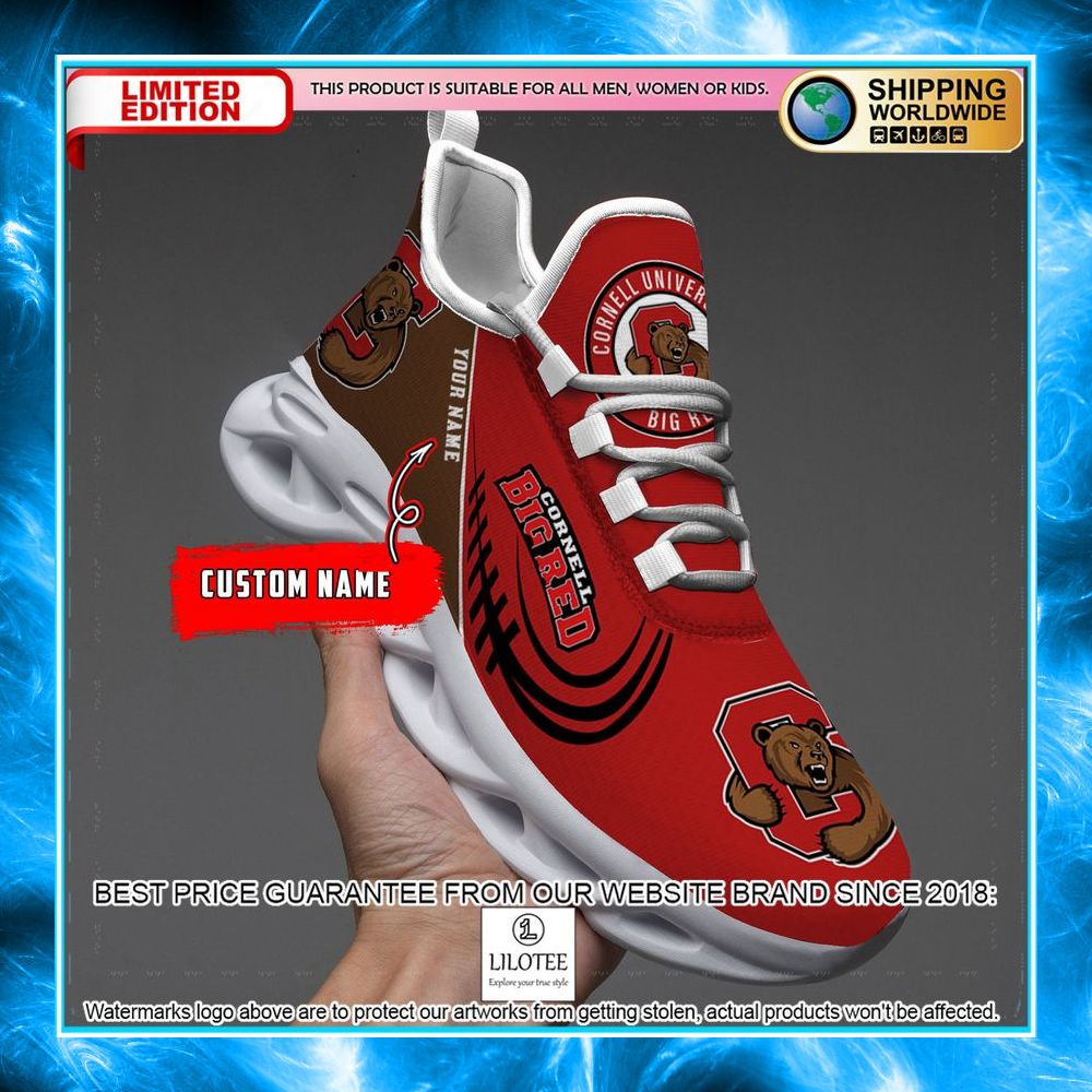 personalized cornell big red max soul shoes 1 26