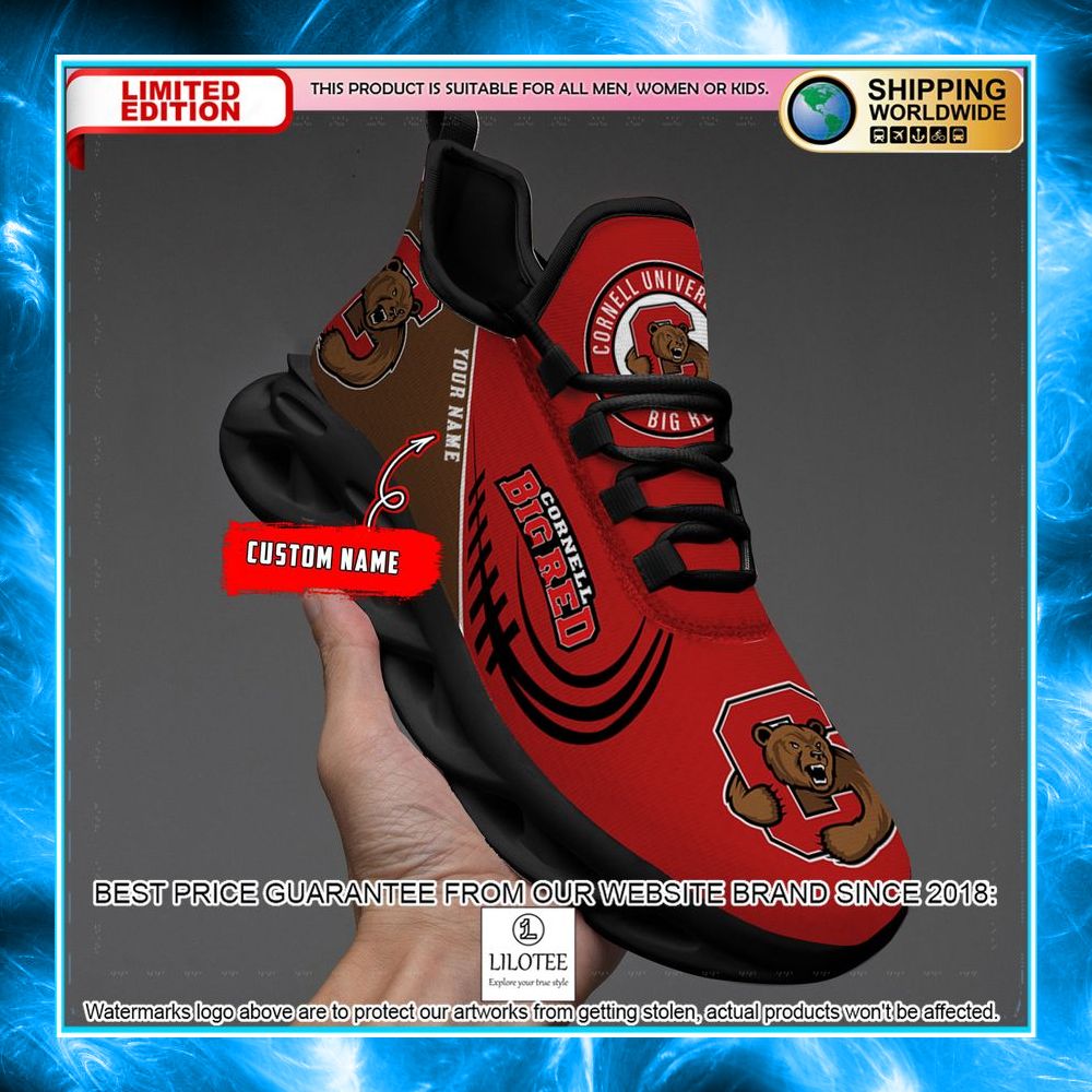 personalized cornell big red max soul shoes 2 20