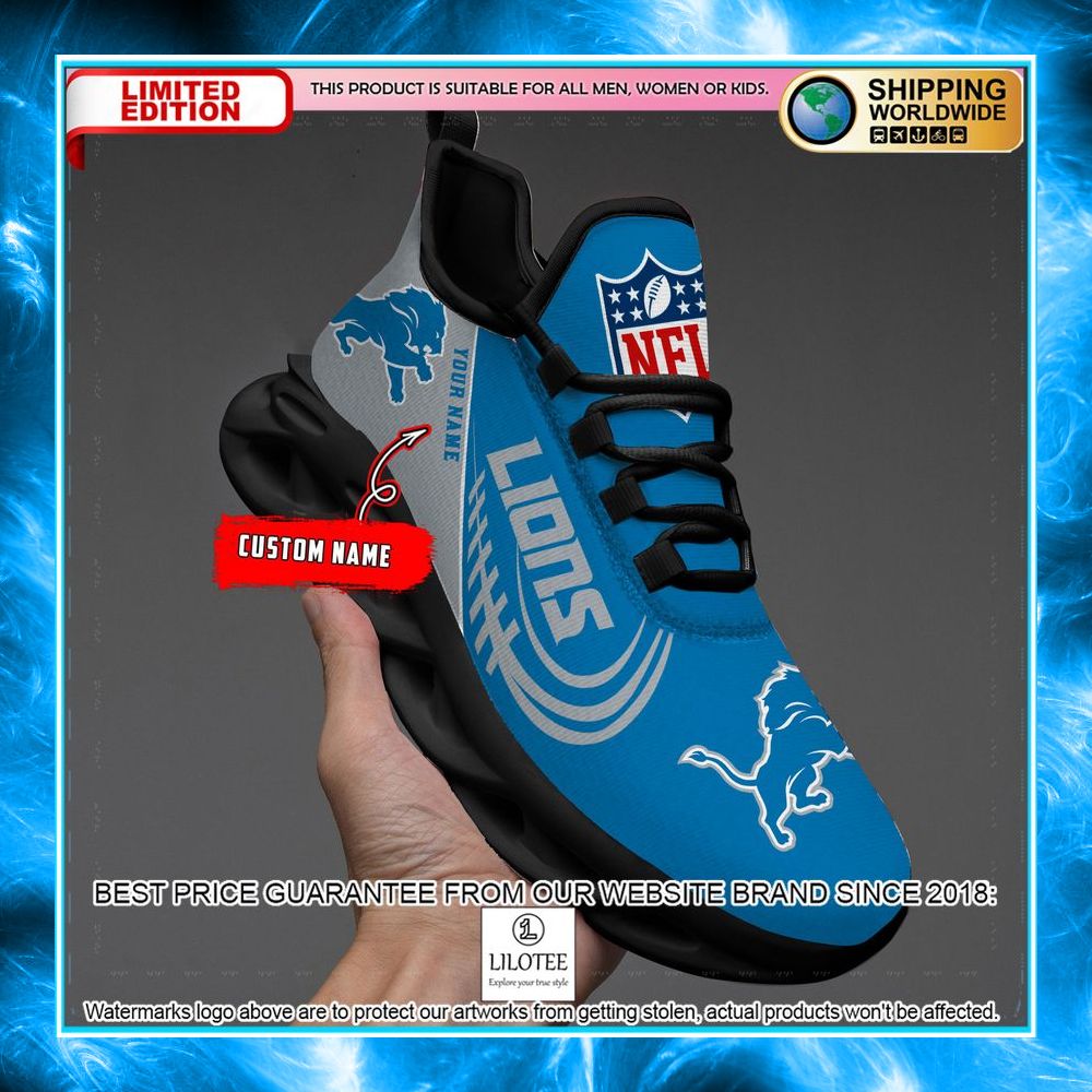 personalized detroit lions max soul shoes 1 731