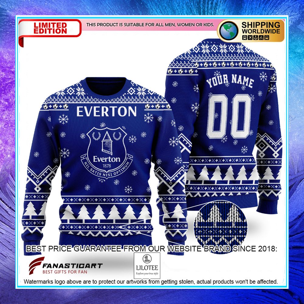 personalized everton fc christmas sweater 1 638