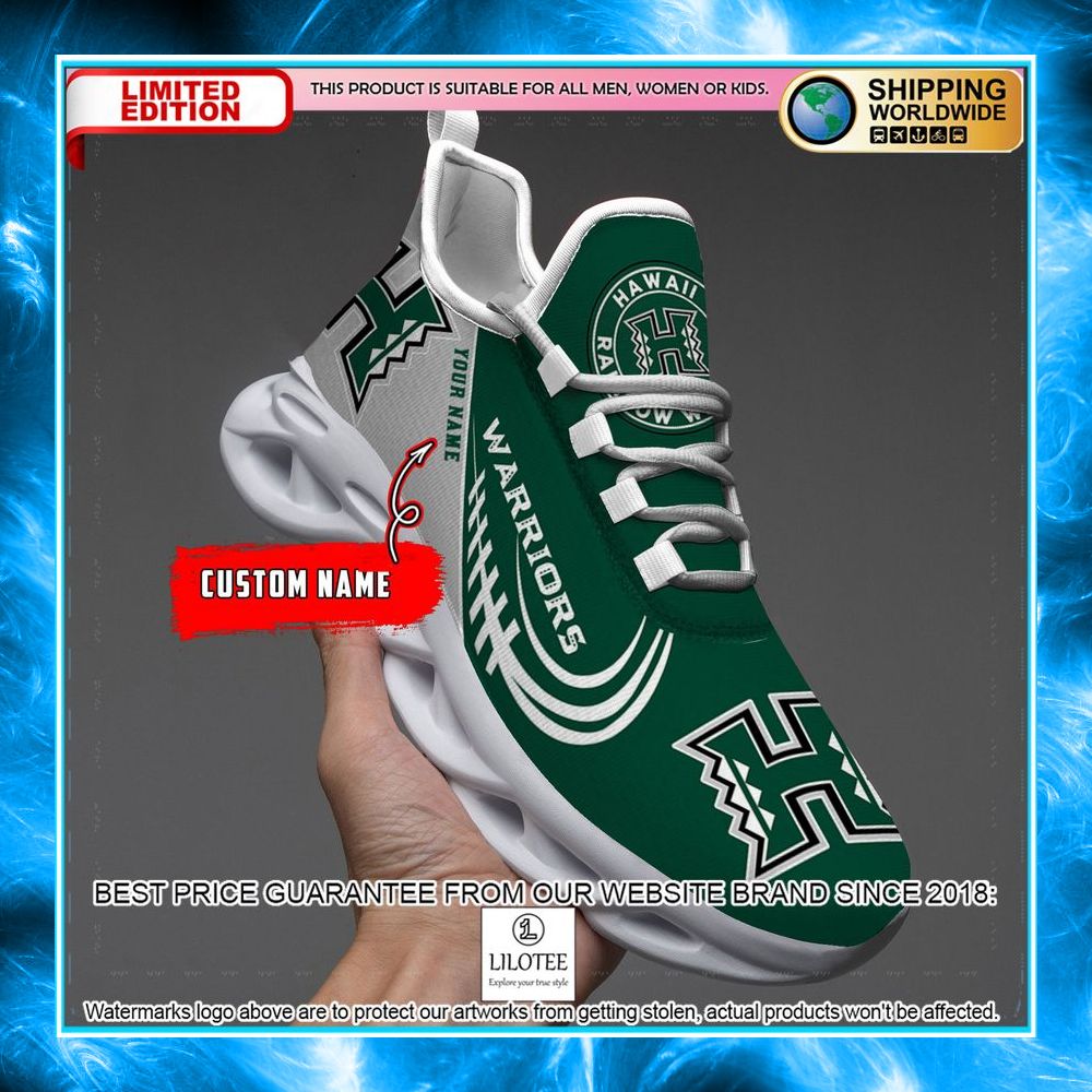 personalized hawaii rainbow warriors max soul shoes 1 619