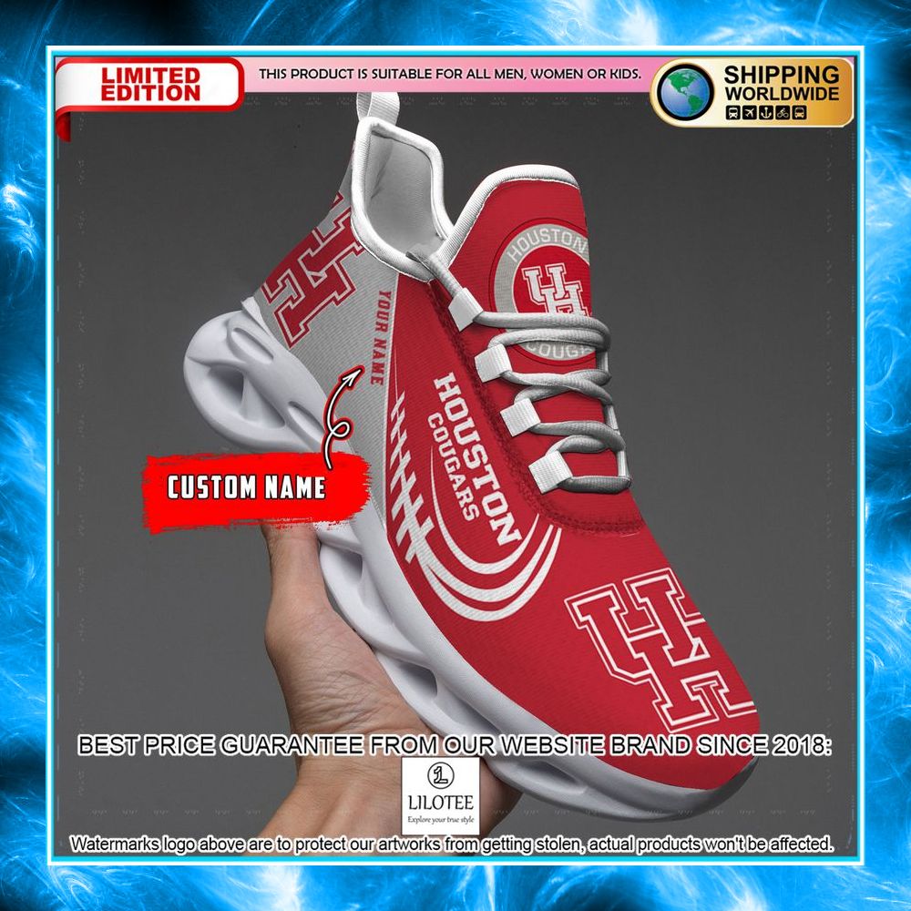 personalized houston cougars max soul shoes 1 557