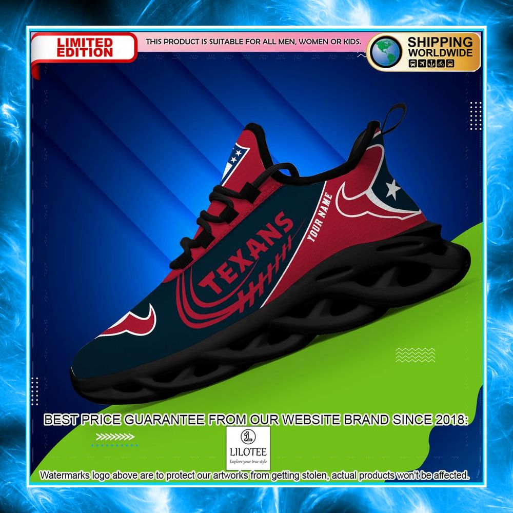 personalized houston texans max soul shoes 2 452
