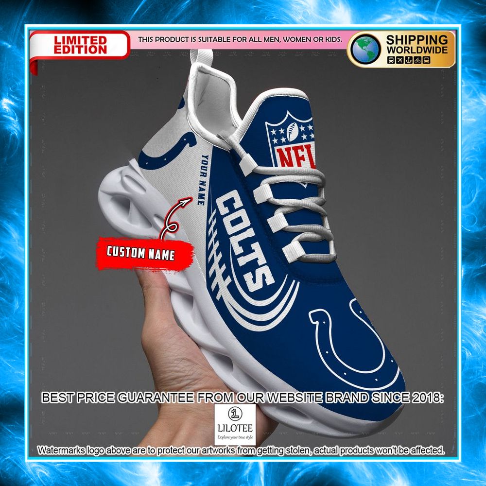 personalized indianapolis colts max soul shoes 1 898