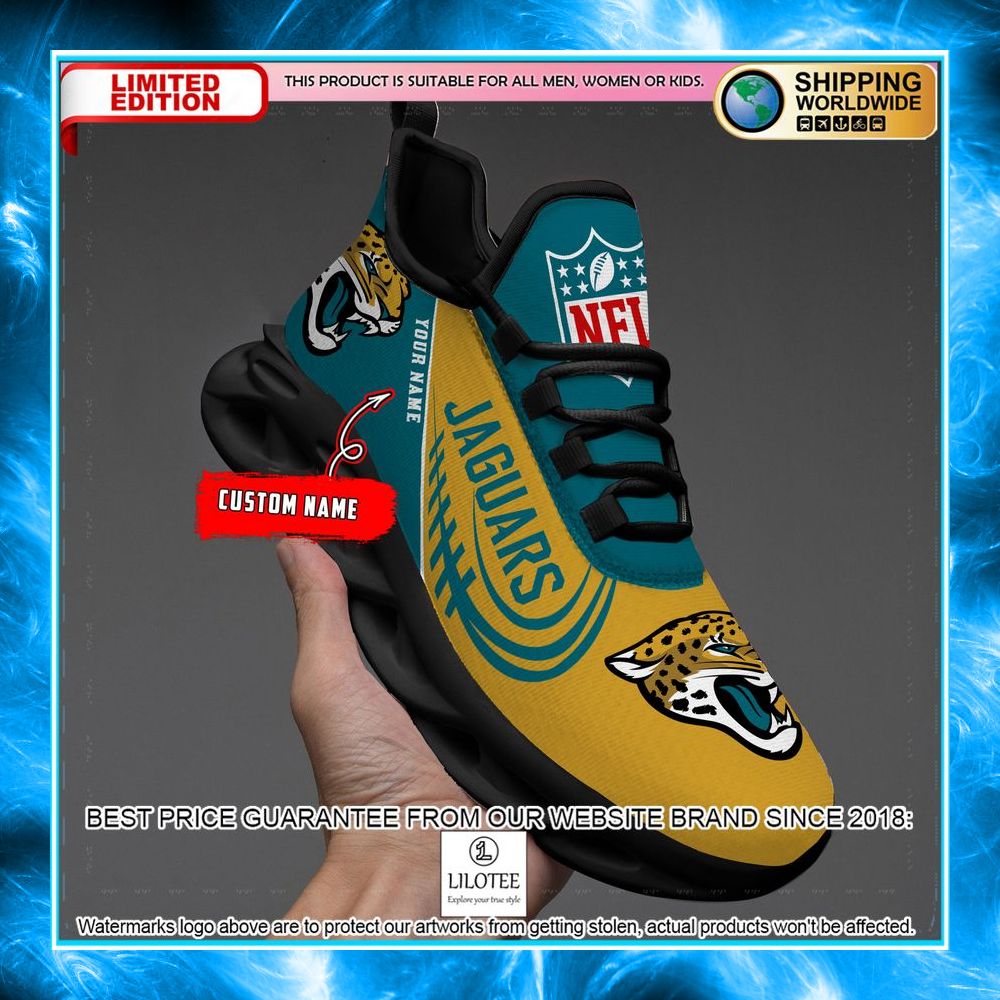 personalized jacksonville jaguars max soul shoes 1 857