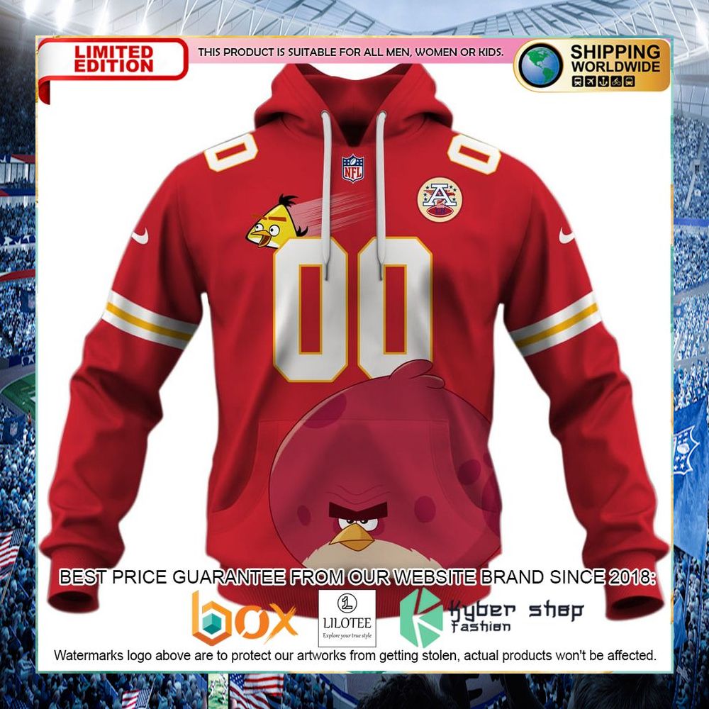 personalized kansas city chiefs nfl x angry birds hoodie shirt 1 510
