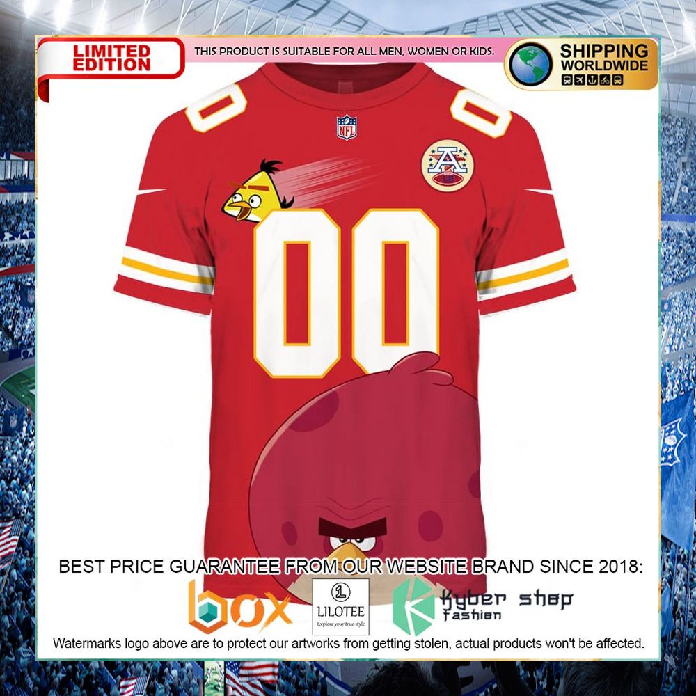 personalized kansas city chiefs nfl x angry birds hoodie shirt 2 602