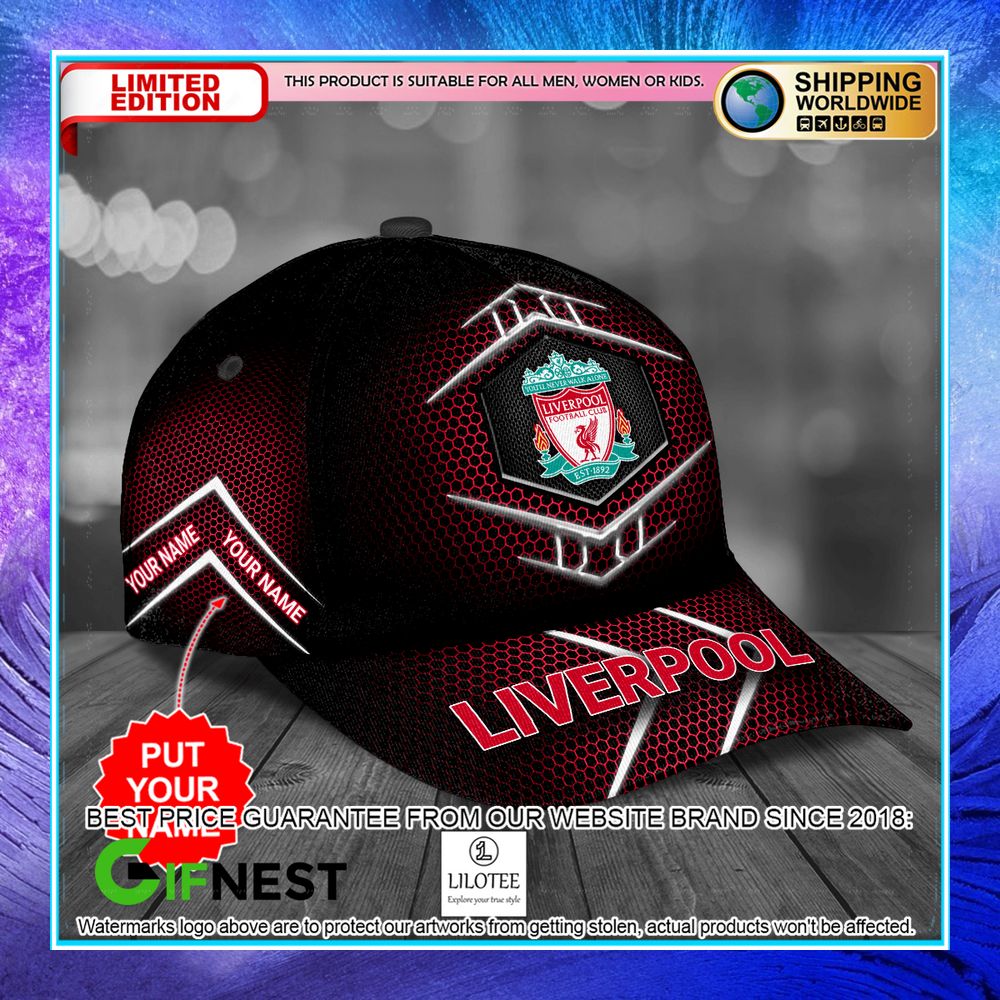 personalized liverpool football club cap 2 585