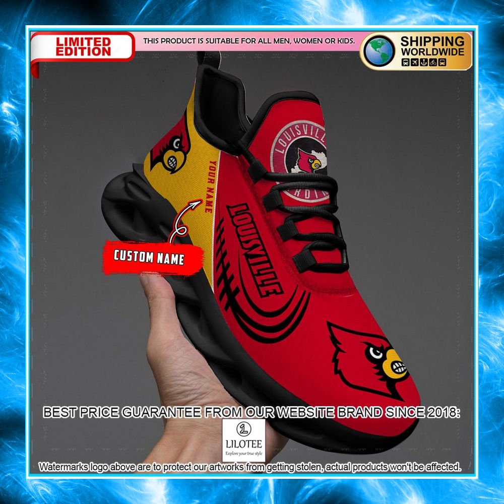 personalized louisville cardinals max soul shoes 2 514