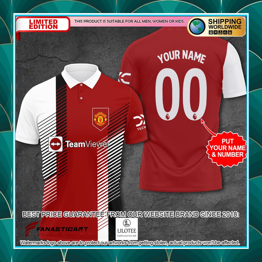personalized manchester united fc polo shirt 1 136