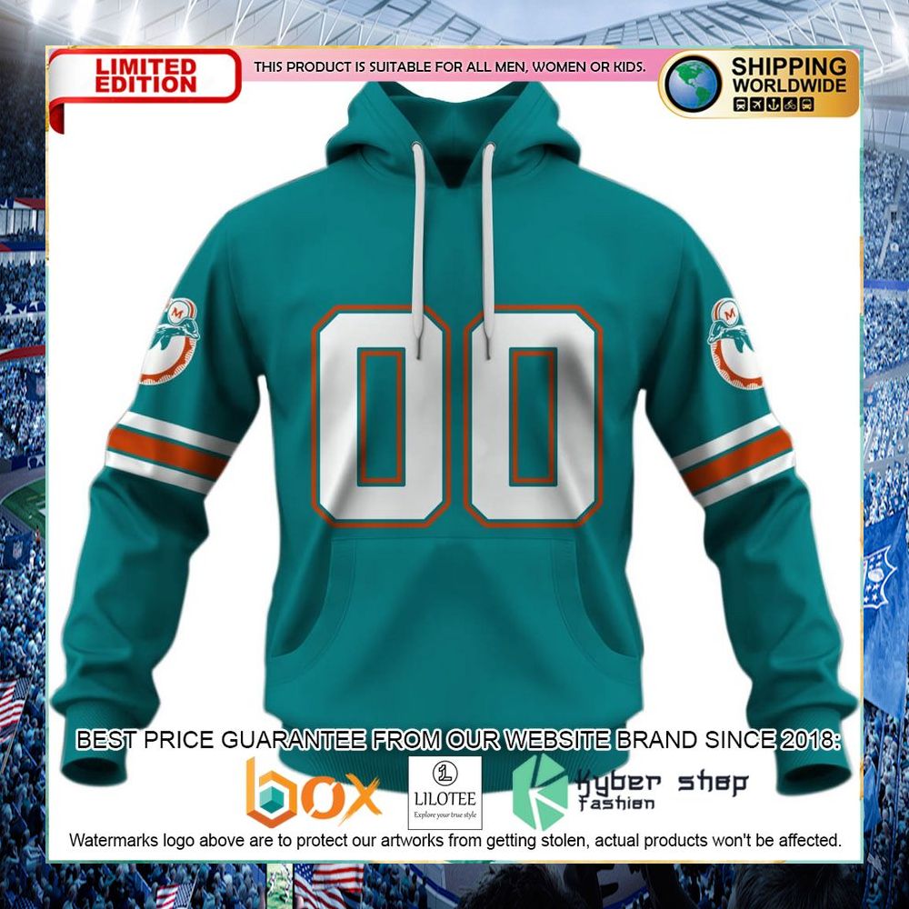personalized miami dolphins 90s 80s football hoodie shirt 1 850