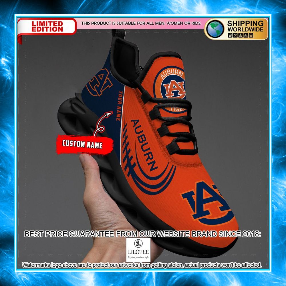 personalized ncaa teams auburn tigers max soul shoes 2 670