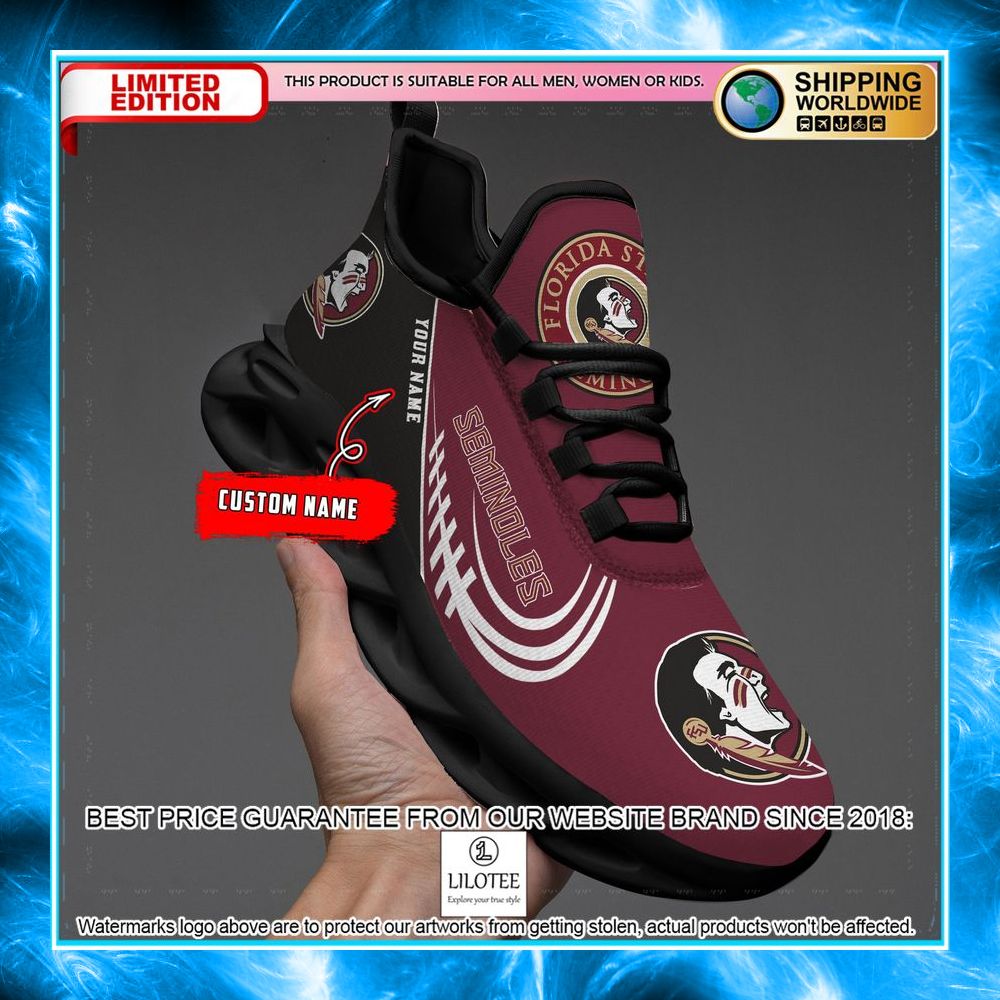 personalized ncaa teams florida state seminoles max soul shoes 2 756