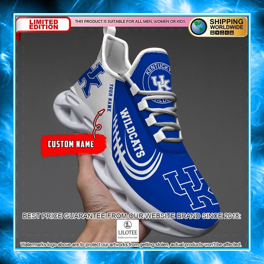 personalized ncaa teams kentucky wildcats max soul shoes 1 952