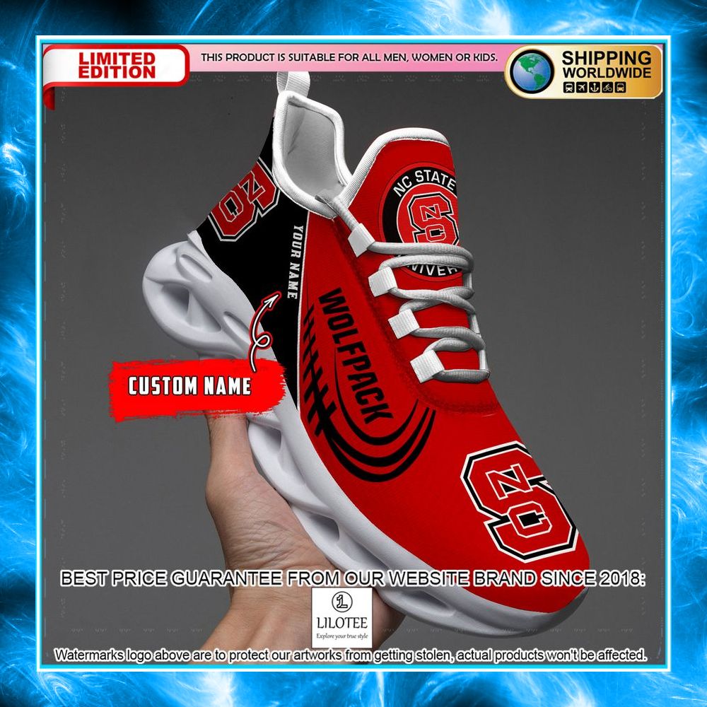 personalized ncaa teams nc state wolfpack max soul shoes 1 895