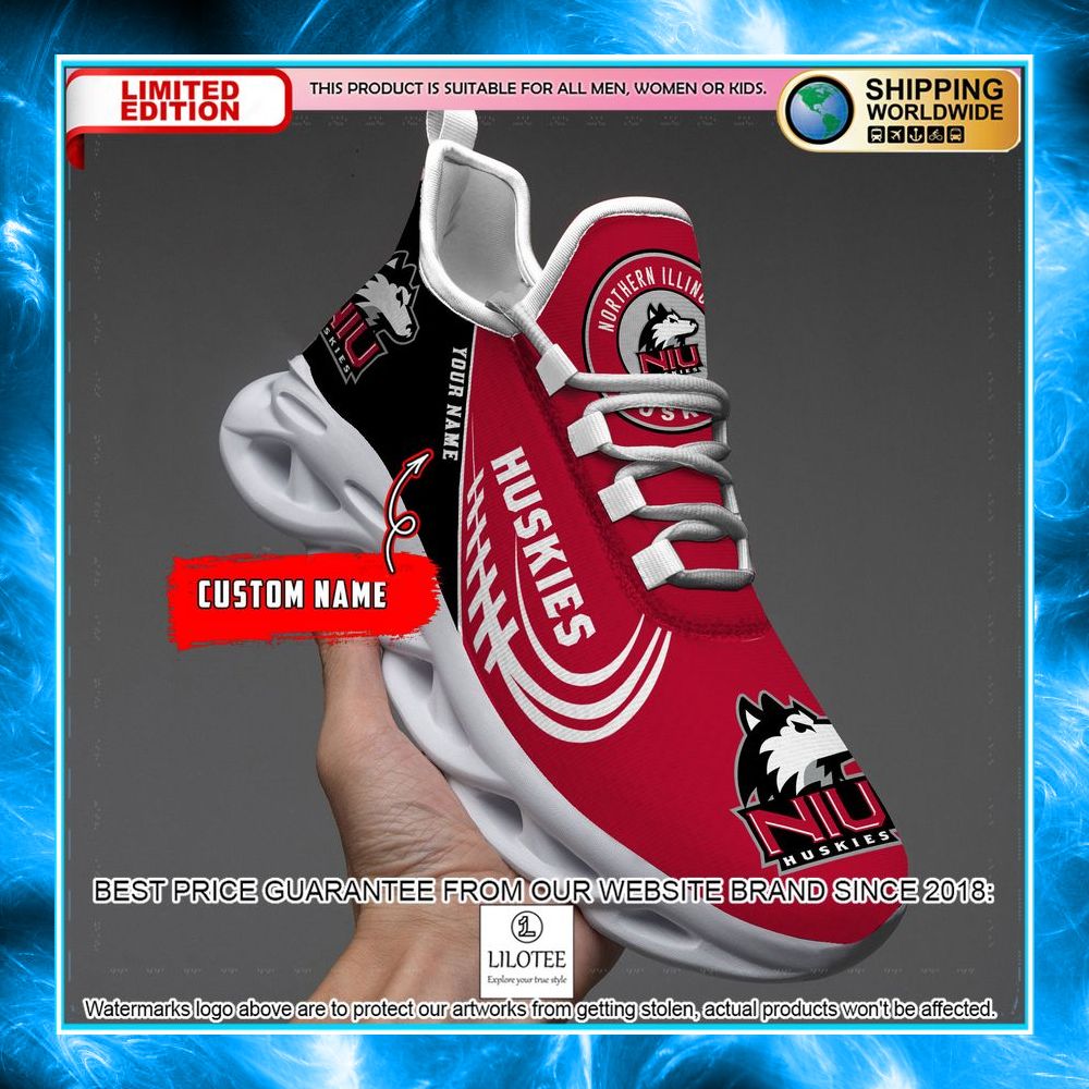 personalized ncaa teams northern illinois huskies max soul shoes 1 377