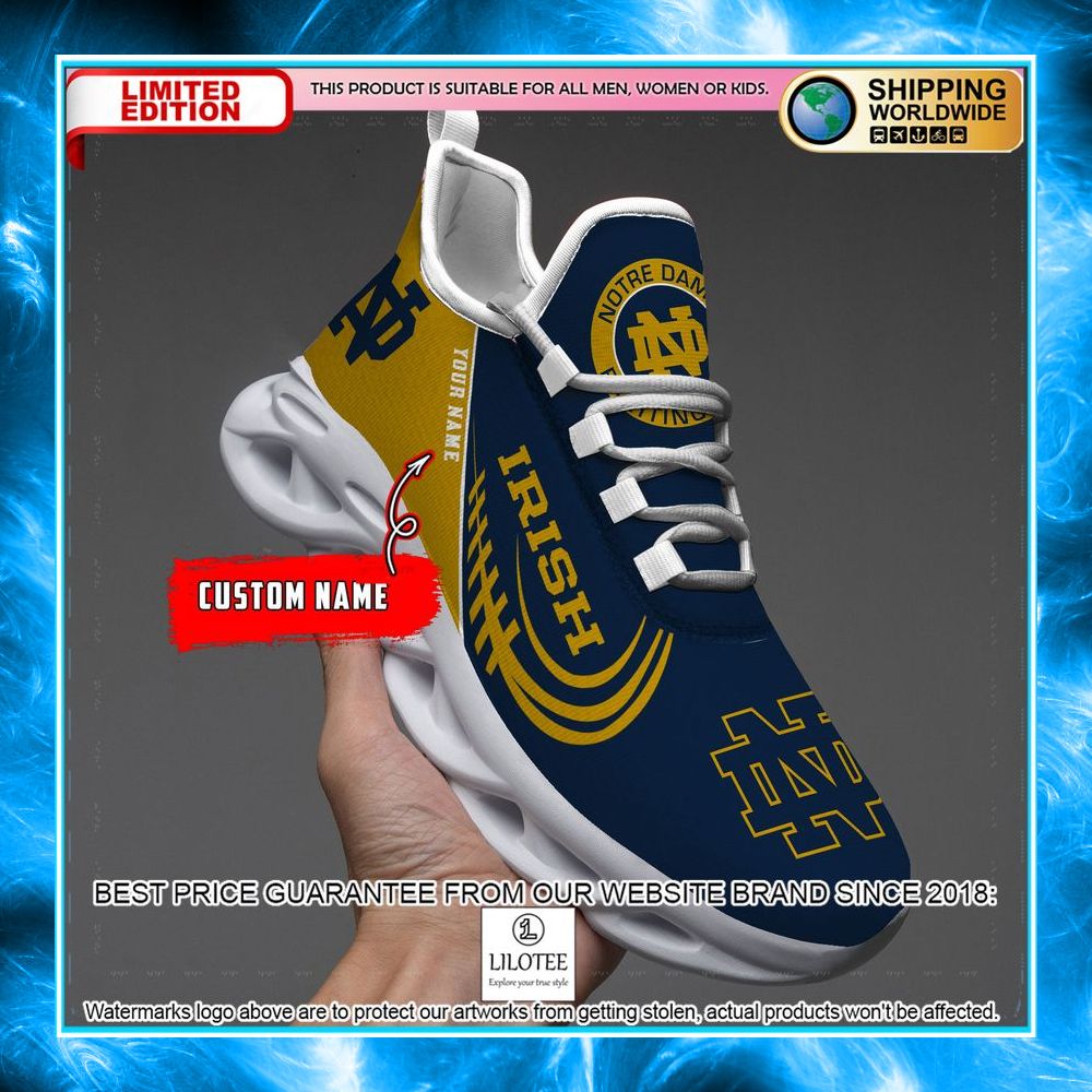 personalized ncaa teams notre dame fighting irish max soul shoes 1 27