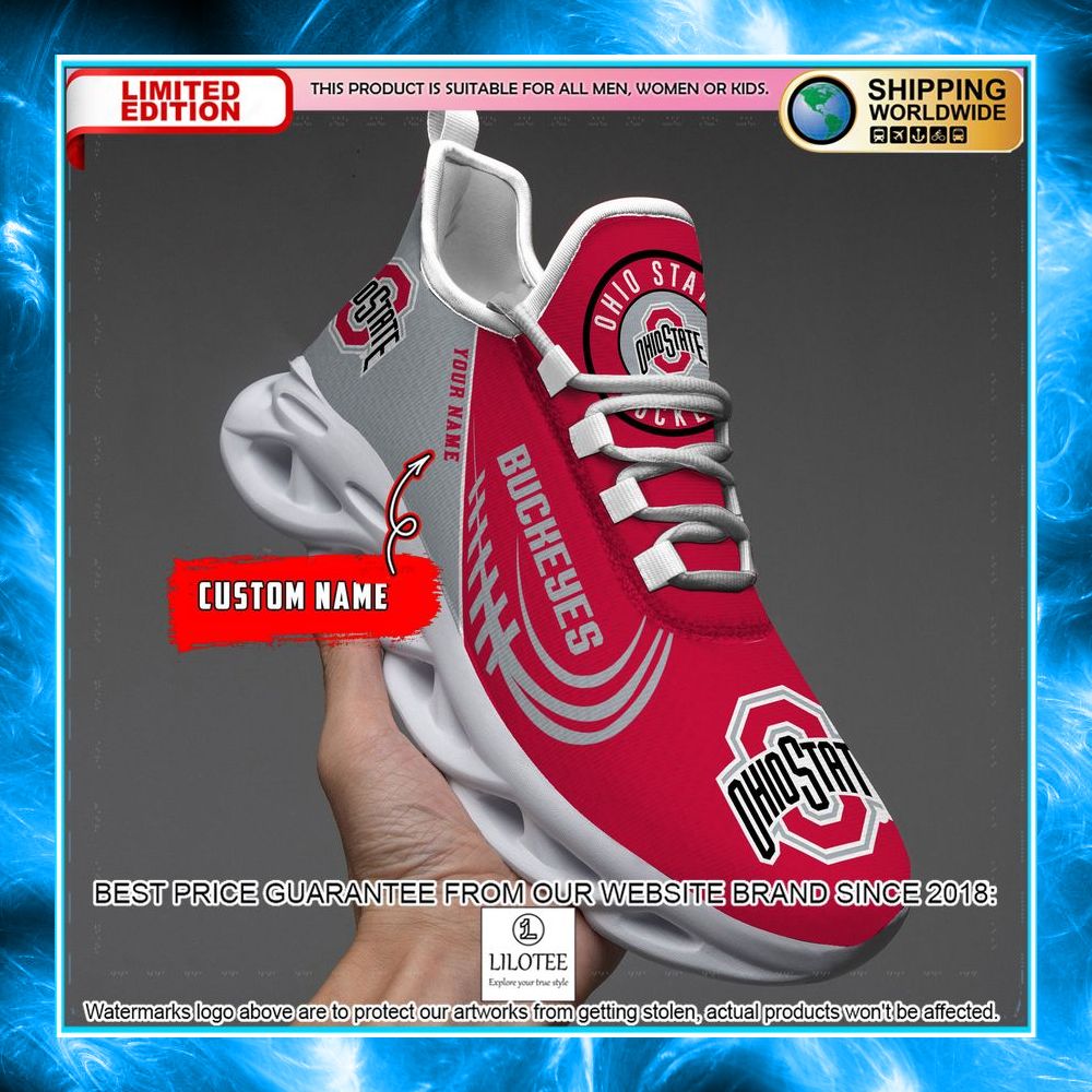 personalized ncaa teams ohio state buckeyes max soul shoes 1 860