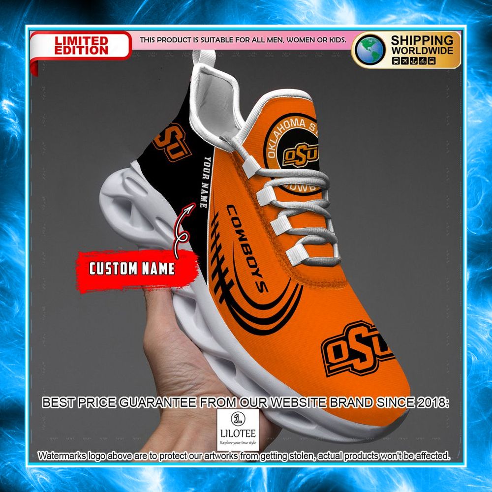 personalized ncaa teams oklahoma state cowboys max soul shoes 1 835